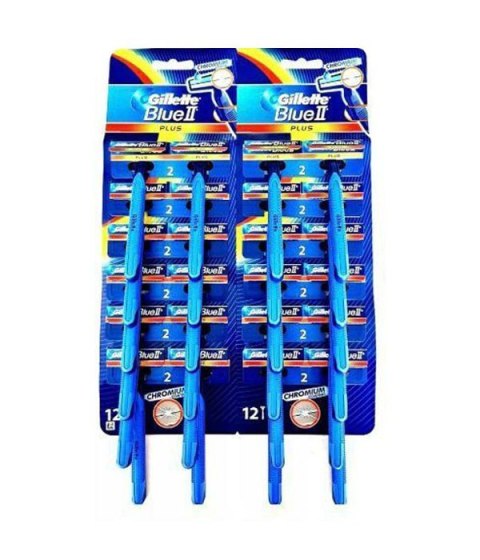 GILLETTE Blue 2 Plus Maszynka do golenia dla mężczyzn 1 op. - 24 szt.