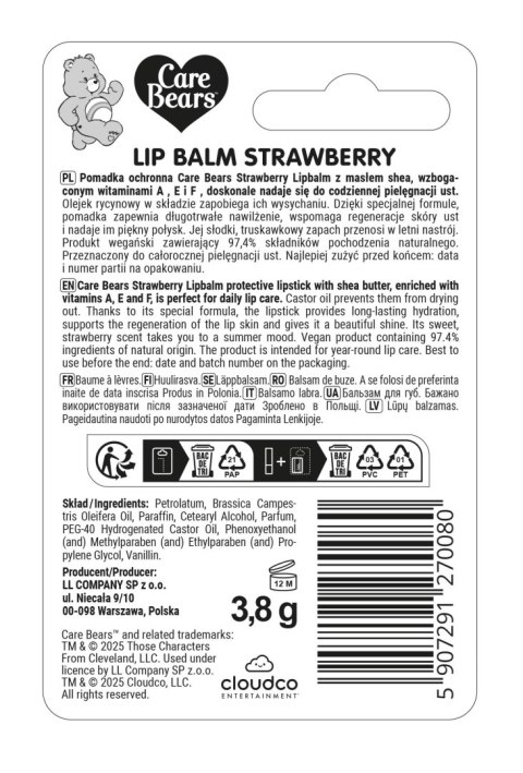 LL Pomadka d/ust Care Bears Stawberry&