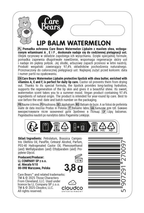 LL Pomadka d/ust Care Bears Watermelon&