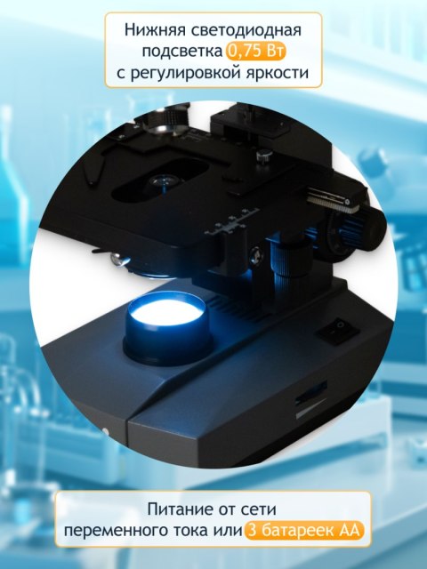 Levenhuk Monokularowy mikroskop biologiczny Levenhuk 320 PLUS