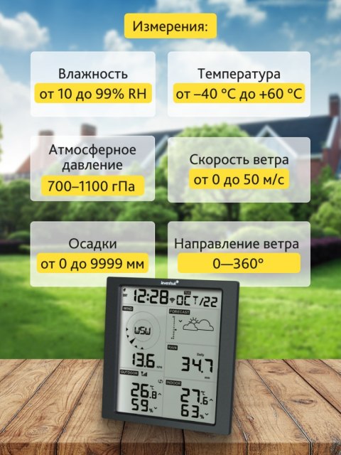 Levenhuk Stacja meteorologiczna Levenhuk Wezzer PRO LP310