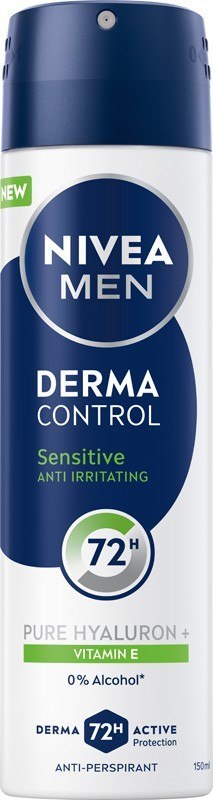 NIVEA Men Derma Control Sensitive Antyperspirant w sprayu 150 ml