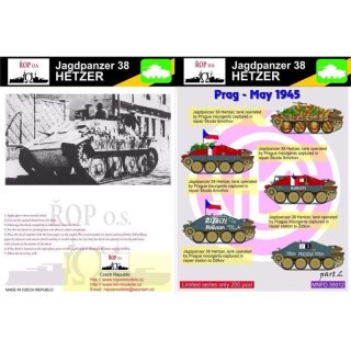 ROP o.s. MNFDT35012 1:35 Jagdpanzer 38 HETZER - Prag May 1945