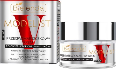 BIELENDA V-MODELIST Przeciwzmarszczkowy krem - rekonstruktor odbudowy skóry na noc 50 ml