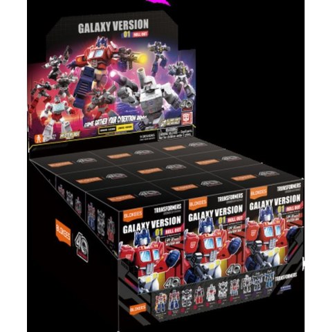 Blokkes 71100 TRANSFORMERS GALAXY VERSION 01 - ROLL OUT DISPLAY 9 SZT ILOŚĆ / 1 RZADKA FIGURKA. CENA ZA SZTUKĘ / ZAMÓWIENIE M