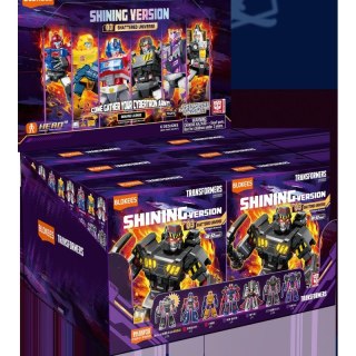 Blokkes 71123 TRANSFORMERS SHINING VERSION - SHATTERED UNIVERSE PODŚWIETLANE OCZY I KORPUS. KAŻDA FIGURKA ZAWIERA BATERIĘ: CR9