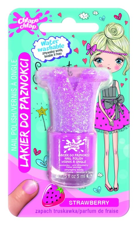 CHLAPU CHLAP LAKIER KORONA BROKAT 5ml j.różowy ne&