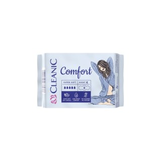 CLEANIC Comfort Podpaski na noc - 10 sztuk