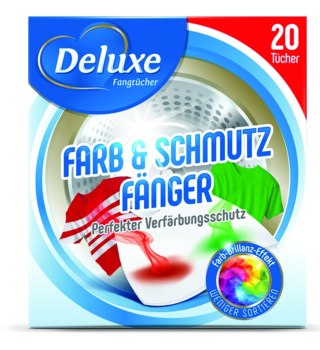 DELUXE Chusteczki 20szt wyłapujące KOLOR