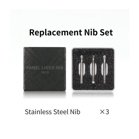 DSPIAE PLN-01 Replacement Tip Set for DSPIAE Holder (3 pcs) / Panel Liner Nib (56746)