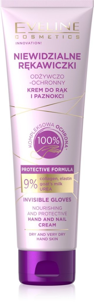 EVELINE Niewidzialne Rękawiczki Krem do rąk i paznokci odżywczo-ochronny 75 ml