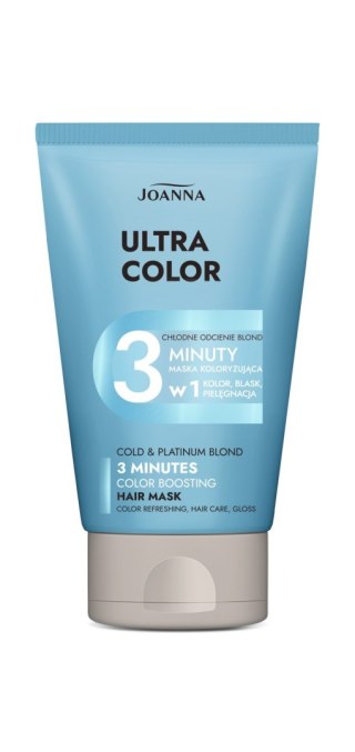 JOANNA Ultra Color Koloryzująca odżywka do włosów 3-minutowa - chłodne odcienie blond 100g