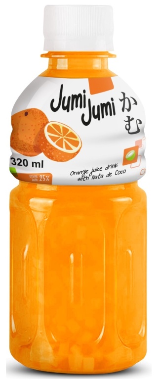 Jumi Jumi Napój pomarańcza z nata de coco 320ml /6/5902596118471