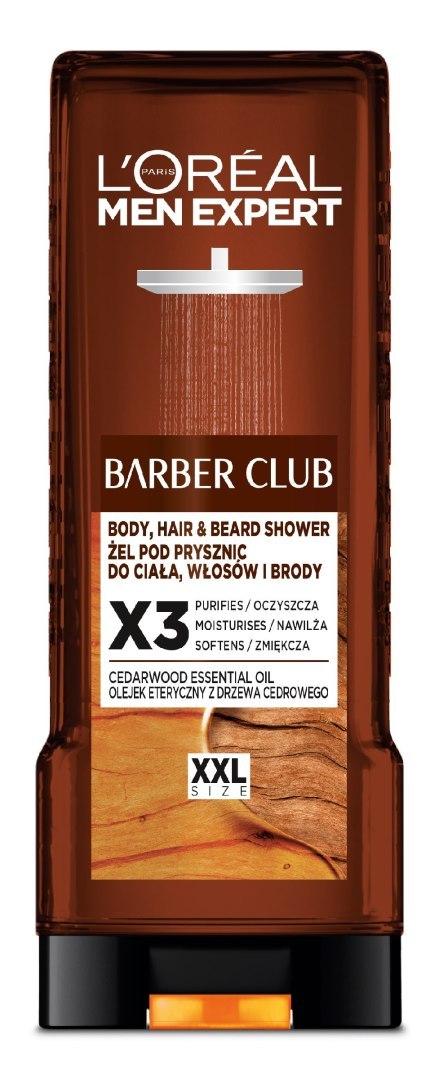LOR MEN Barber Club Żel p/prysznic 5w1 400ml&