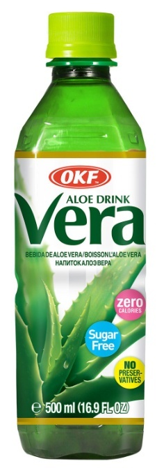 OKF Aloe Vera Sugar Free z cząstkami aloesu 500ml /20/8809041428321