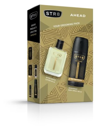 STR 8 Zestaw prezentowy Ahead (Woda po goleniu 50ml+Deo spray 150ml) 1op.