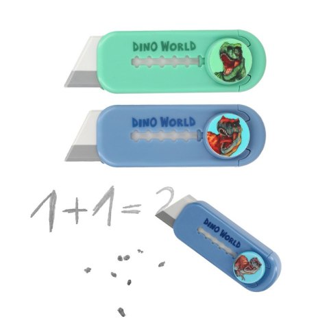 Top Model 13383 Gumka do ścierania w kształcie nożyka Dino World, 2 wzory Ilość sztuk w opakowaniu 24