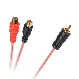 Kabel 1 x RCA wtyk - 2 gniazda RCA 0.2m