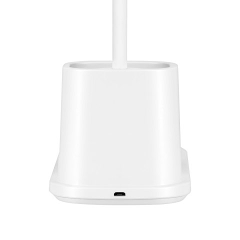 Lampka LED na biurko z ładowarką indukcyjną (biała)