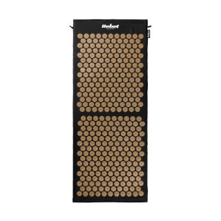 Mata zdrowotna ECO z kolcami do akupresury z poduszką, 110x42cm, XL, szare kolce, Rebel Active