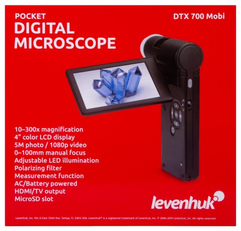 Levenhuk Mikroskop cyfrowy Levenhuk DTX 700 Mobi