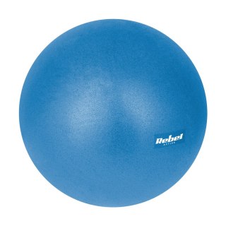 Mini piłka gimnastyczna do pilates rehabilitacyjna 25cm, kolor niebieski , REBEL ACTIVE