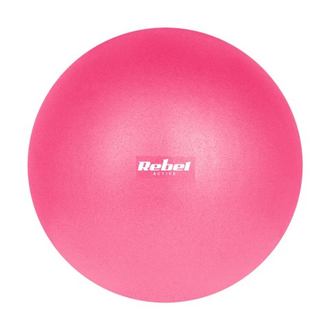 Mini piłka gimnastyczna do pilates rehabilitacyjna 25cm, kolor różowy, REBEL ACTIVE