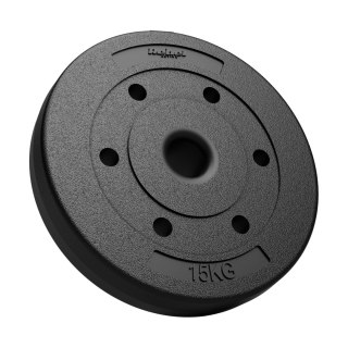 Obciążenie bitumiczne olimpijskie zestaw 2x15kg, otwór 51mm , REBEL ACTIVE