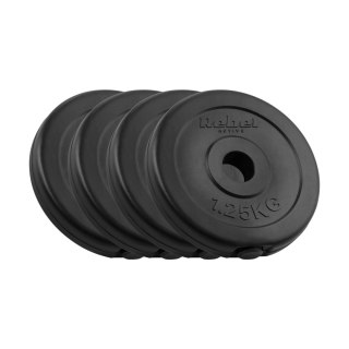 Obciążenie bitumiczne zestaw 4x1.25kg, otwór 31mm, talerz klasyczny, REBEL ACTIVE