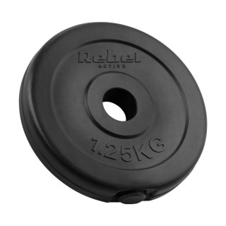 Obciążenie bitumiczne zestaw 4x1.25kg, otwór 31mm, talerz klasyczny, REBEL ACTIVE