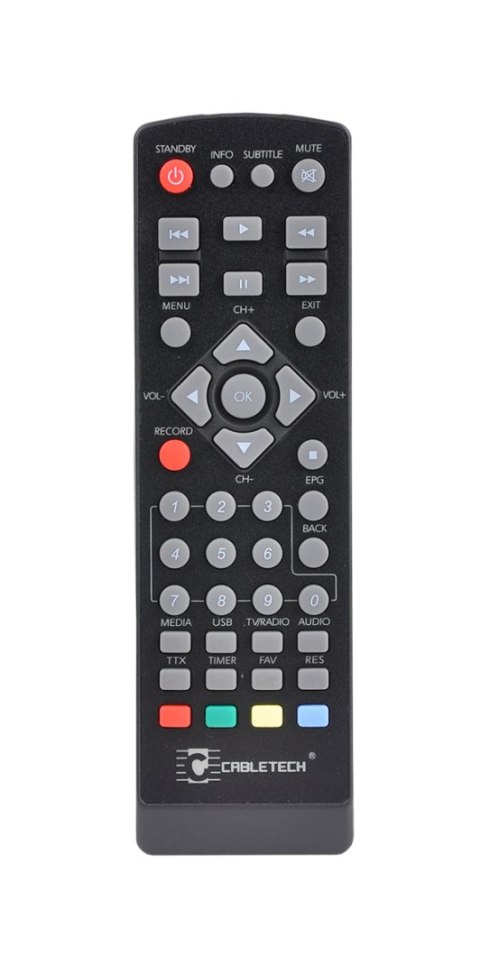 Pilot do tunerów DVB-T Cabletech URZ0083 i URZ0083E i URZ0187