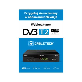 Plakat Cabletech Tuner DVB-T2