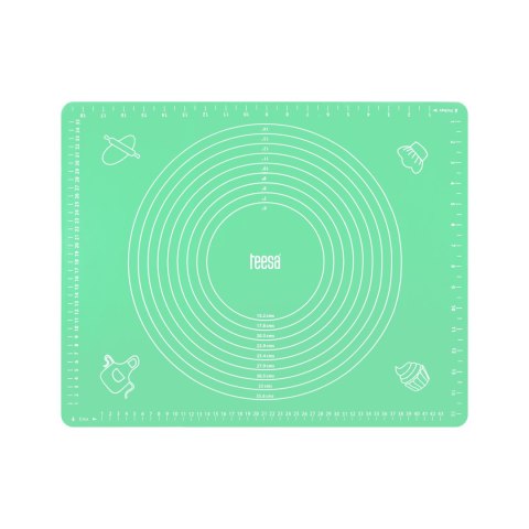 Silikonowa stolnica 50x40 cm zielona