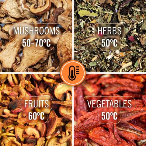 Suszarka do grzybów, warzyw i owoców