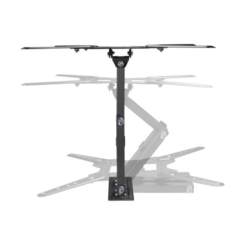 Uchwyt do ściany 23-55 cali czarny LPA51-443 (regulacja w pionie i w poziomie)