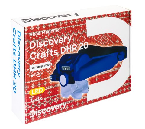 Discovery Lupa nagłowna Levenhuk Discovery Crafts DHR 20 z akumulatorem