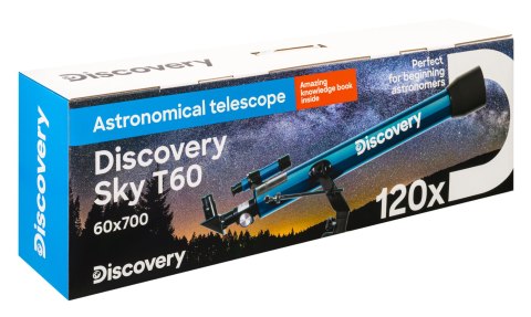 Discovery (PL) Teleskop Levenhuk Discovery Sky T60 z książką