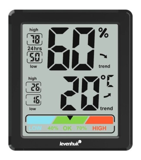 Levenhuk Termohigrometr Levenhuk Wezzer BASE L20 Levenhuk Termohigrometr Levenhuk Wezzer BASE L20