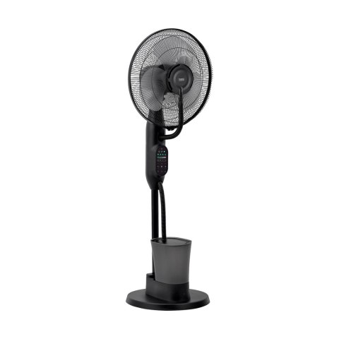 Wentylator stojący z funkcją mgiełki- czarny