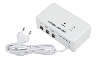 Wzmacniacz antenowy wewnętrzny 2 x 20db