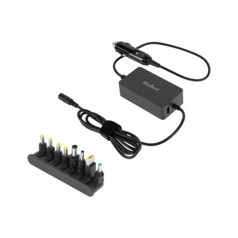 Zasilacz uniwersalny Rebel 8 końcówek, USB 65 W / 15-24 V
