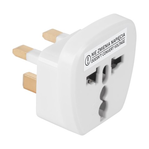 Złącze AC wtyk UK- gn. uniwersal (QZ36-1)