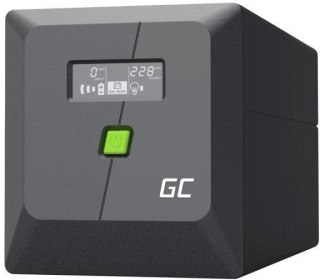 UPS ZASILACZ AWARYJNY Greencell PowerProof 1000VA 700W LCD CZYSTA SINUSOIDA