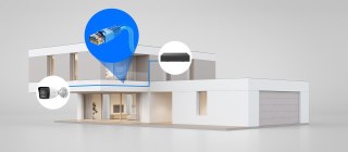 Zestaw monitoringu Hilook 4 kamery IP IPCAM-B8-30DL z dyskiem 2TB