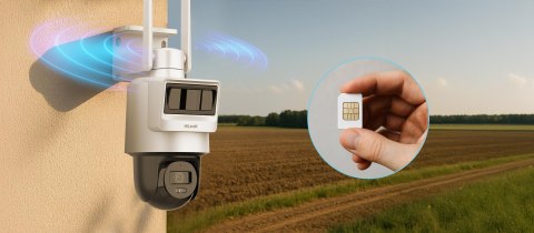 Kamera IP Hilook PTZ-S4-4G 4MP z panelem solarnym