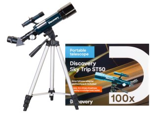 Discovery (PL) Teleskop Levenhuk Discovery Sky Trip ST50 z książką