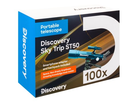 Discovery (PL) Teleskop Levenhuk Discovery Sky Trip ST50 z książką