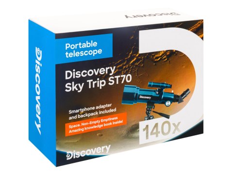 Discovery (PL) Teleskop Levenhuk Discovery Sky Trip ST70 z książką