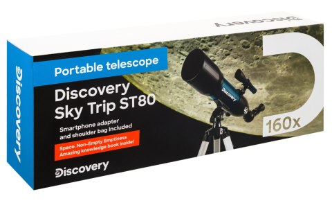 Discovery (PL) Teleskop Levenhuk Discovery Sky Trip ST80 z książką