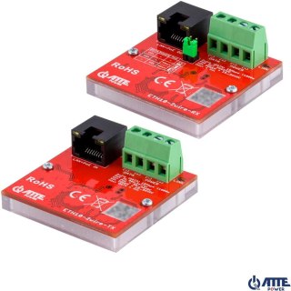 Zestaw konwerterów ATTE ETH10-2wire-A-SET